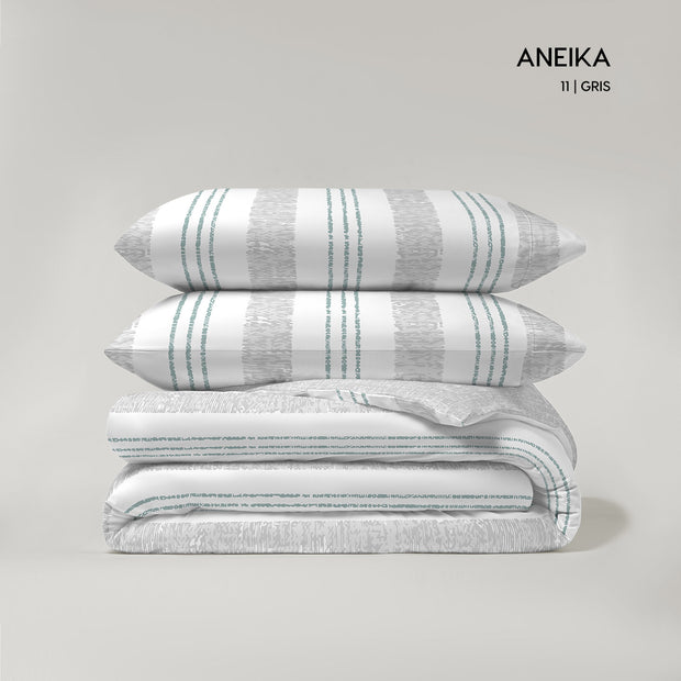 MYC HOME LINENS -  Juego de 3 piezas Funda Nórdica (Pol/Alg) M/Aneika