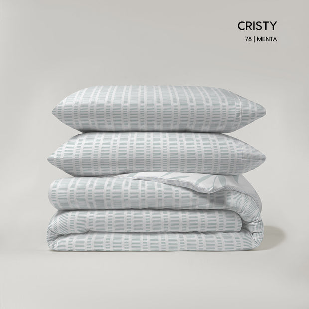 MYC HOME LINENS -  Juego de 3 piezas Funda Nórdica (Pol/Alg) M/Cristy