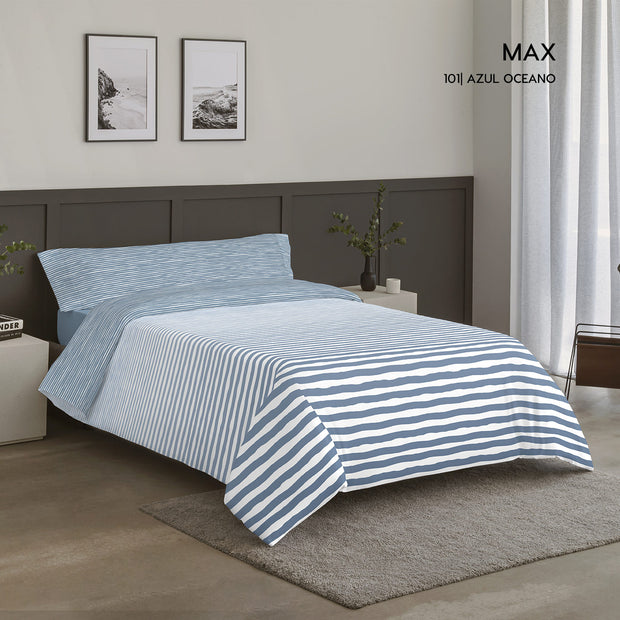 MYC HOME LINENS -  Juego de 3 piezas Funda Nórdica (Pol/Alg) M/ Max