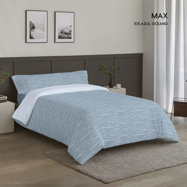 MYC HOME LINENS -  Juego de 3 piezas Funda Nórdica (Pol/Alg) M/ Max