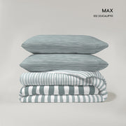 MYC HOME LINENS -  Juego de 3 piezas Funda Nórdica (Pol/Alg) M/ Max