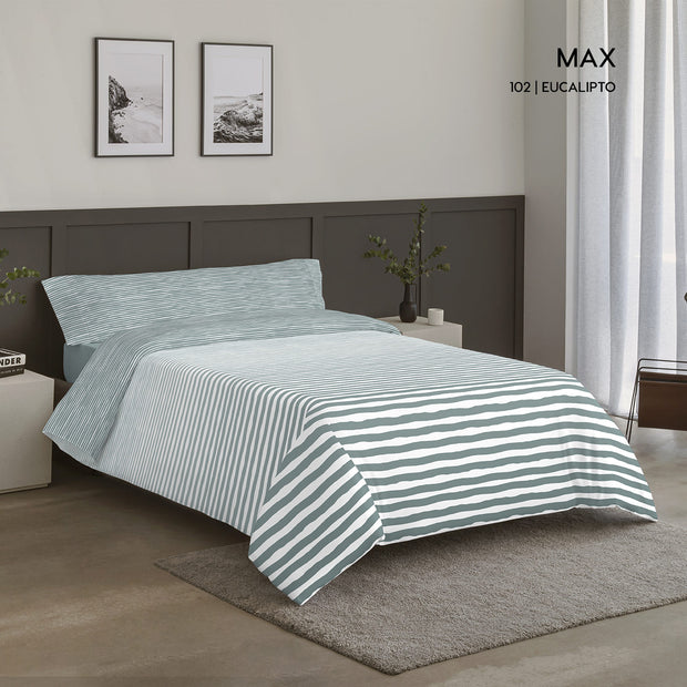 MYC HOME LINENS -  Juego de 3 piezas Funda Nórdica (Pol/Alg) M/ Max