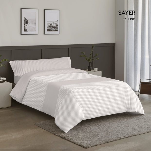 MYC HOME LINENS -  Juego de 3 piezas Funda Nórdica (Pol/Alg) -  M/Sayer
