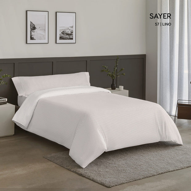 MYC HOME LINENS -  Juego de 3 piezas Funda Nórdica (Pol/Alg) -  M/Sayer