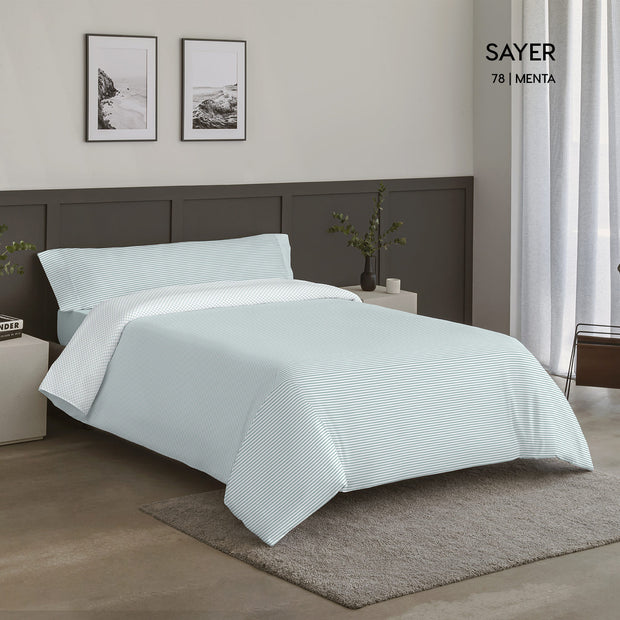 MYC HOME LINENS -  Juego de 3 piezas Funda Nórdica (Pol/Alg) -  M/Sayer