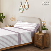 MYC HOME LINENS - Juego de sábanas  3 piezas M/Lauren