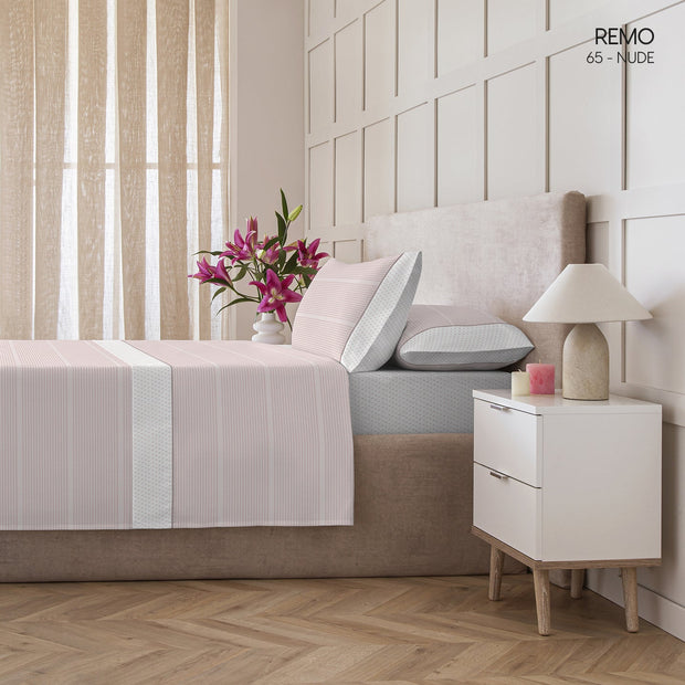 MYC HOME LINENS - Juego de sábanas 3 piezas M/Remo