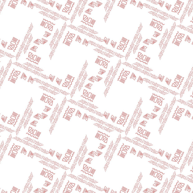 Mantelería Kala 130X140 / Blanco-Rosa Mantelería